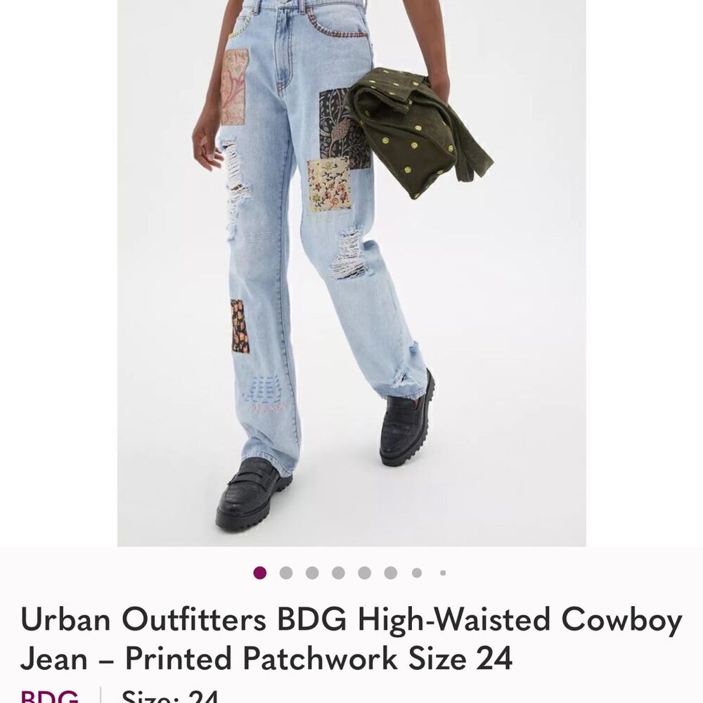 Bdg Patch Work Distressed Jeans - image 3